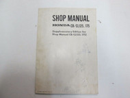 1971 Honda CB CL125 175 Service Shop Manual STAINS WRITING FACTORY OEM DEAL 71