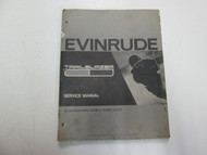 1972 Evinrude Trailblazer 30 HP Model E202 E2025 Snowmobile Service Manual WORN