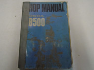 1972 Honda CB500 Service Shop Manual USED WEAR FACTORY OEM BOOK Repair Guide