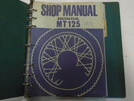 1973 HONDA MT125 MT 125 Service Shop Repair Manual Factory OEM Book With Binder