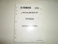 2008 Yamaha MAJESTY YP400X Service Shop Repair Manual OEM FACTORY