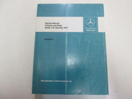 1973 Mercedes Benz Series 116 Chassis Body Service Manual Volume 2 FADING WORN