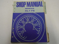 1974 Honda XL175 XL 175 Service Shop Repair Manual FACTORY OEM Book Used ***