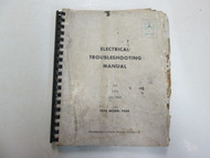 1974 Mercedes Benz Model 230 240D 280 280C Electrical Troubleshooting Manual OEM