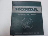 1974 Honda CB500/550 Service Shop Manual STAINED WORN FACTORY OEM BOOK 74 DEAL