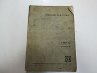 1975 Zahnradfabrik Friedrichshafen ZF 3 HP-12 Design A Repair Shop Manual WORN