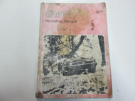 1977 MG MGB Service Repair Workshop Manual STAINED WORN FADED FACTORY OEM DEAL