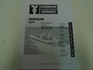 1978 Evinrude Service Shop Repair Workshop Manual 85 115 140 HP OEM Boat 5398 x