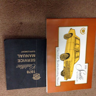 1978 Cadillac Seville Electrical Wiring Diagram Manual & Supplement Manual Set