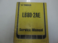 1978 Yamaha LB80-2AE Service Repair Shop Workshop Manual OEM Factory
