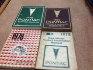 1978 PONTIAC FIREBIRD GRAND PRIX LEMANS Service Shop Repair Workshop Manual Set