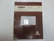 1979 Engines Components Group C304 C345 C392 Parts Catalog Manual WORN WRITING