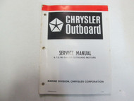 1980 Chrysler Outboard 6 7.5 180 Sailor Motors Service Manual WORN OB 3330 OEM