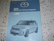 2008 Toyota SCION xB XB Electrical WIRING Diagram Service Shop Repair Manual