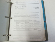 1980s 1990s Mercedes Gas & Diesel Engines Service Manual Supplement Updates ***