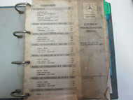 1980s 1990s Mercedes Engine Service Manual Supplement Updates Used Wear OEM Book