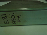 1980s BMW E31 850i Electrical Troubleshooing Manual FACTORY OEM Used Book ***