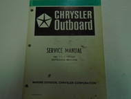 1981 Chrysler Outboard Service Manual 100 115 140 HP Factory OEM Book OB 3439
