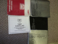 1981 Cadillac ELDORADO SEVILLE Service Shop Repair Workshop Manual Set OEM Lots