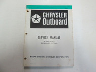 1981 Chrysler Outboard 20 & 30 H.P. Outboard Motors Service Repair Manual STAINS