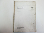 1981 Mercedes Benz Passenger Cars USA Version Introduction into Service Manual