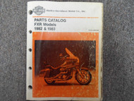 1982 1983 Harley Davidson FXR Parts Catalog Manual FACTORY NEW
