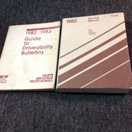 1982 Dodge Ram Truck Van Voyager Wagons Service Shop Repair Manual Set W Bulleti