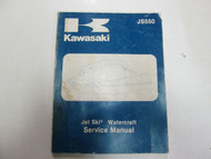1982 1983 Kawasaki JS550 Jet Ski Watercraft Service Repair Manual FADED WATER