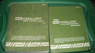 1982 GMC CABALLERO TRUCK Service Shop Repair Manual Set OEM W Supplement