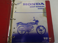 1982 Honda MB5 Shop Service Workshop Repair Manual OEM Binder Factory Book Used