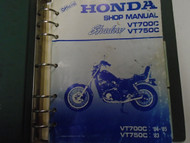1983 1984 1985 HONDA VT750C VT700C Shadow Service Repair Shop Manual Used OEM