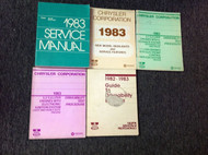 1983 Dodge Ramcharger DW 150 250 350 Service Shop Repair Manual SET W Lots OEM