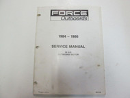 1984 1985 1986 Force Outboards 35 HP Motors Service Manual STAIN WORN 2ND EDI***