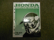 1984 1985 1986 1987 HONDA Z50R Z 50 R Service Shop Workshop Repair Manual New