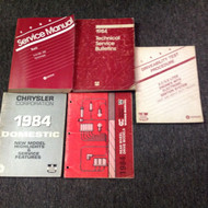 1984 Dodge Ramcharger DW 150 250 350 Service Shop Repair Manual SET W TSB + EWD