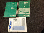 1984 Mazda 626 Service Repair Shop Manual FACTORY OEM Set W Diesel Wiring + News