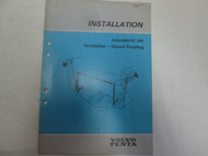 1984 Volvo Penta Installation Manual Aquamatic 290 Ventilation Sound Proofing***