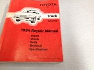 1984 Toyota TRUCK GASOLINE Service Shop Repair Workshop Manual FACTORY OEM