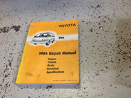1984 TOYOTA VAN Service Repair Shop Workshop Manual OEM Factory