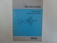 1984 Volvo Penta Aquamatic 290 Controls and Steerings Installation Manual
