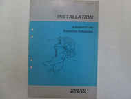 1984 Volvo Penta Aquamatic 290 Sterndrive Installation Manual Factory OEM ***