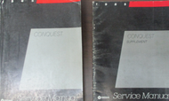 1985 Chrysler Conquest Service Repair Shop Workshop Manual Set W Supplement OEM