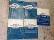 1985 TOYOTA CRESSIDA & Station Wagon Service Shop Repair Manual Set OEM W EWD +