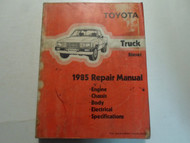 1985 Toyota TRUCK DIESEL Service Shop Repair Workshop Manual FACTORY OEM