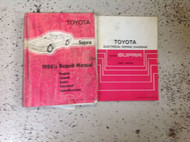 1986 1986.5 Toyota Supra Service Shop Repair Manual Set W Electrical Wiring EWD