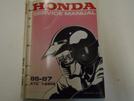 1986 1987 HONDA ATC 125 M ATC125M Service Shop Repair Manual Used OEM Book ***