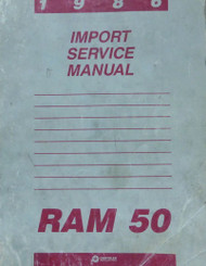 1986 Dodge Ram 50 Import Service Repair Workshop Shop Manual FACTORY OEM Set