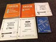 1986 Ford B600 B7000 C600 C8000 Heavy & Medium Truck Service Repair Manual Set