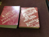 1986 GM OEM Pontiac Firebird Trans Am Service Shop Repair Manual Set Publication