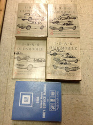 1986 GM OEM OLDS FIRENZA CALAIS CIERA DELTA 88 98 Service Shop Repair Manual